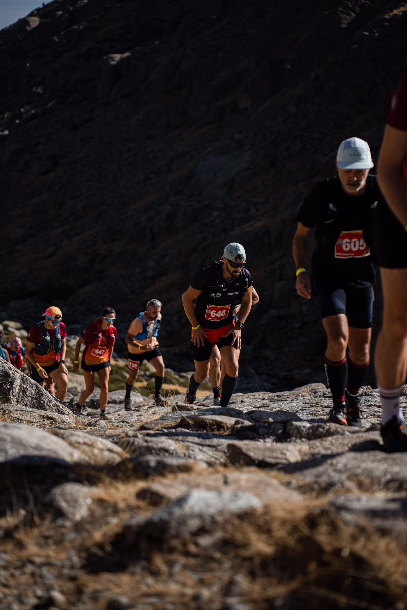 Participante durante la carrera Ultra de Gredos